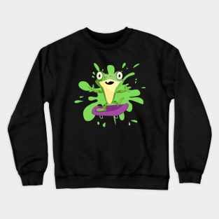 Skating frog Crewneck Sweatshirt